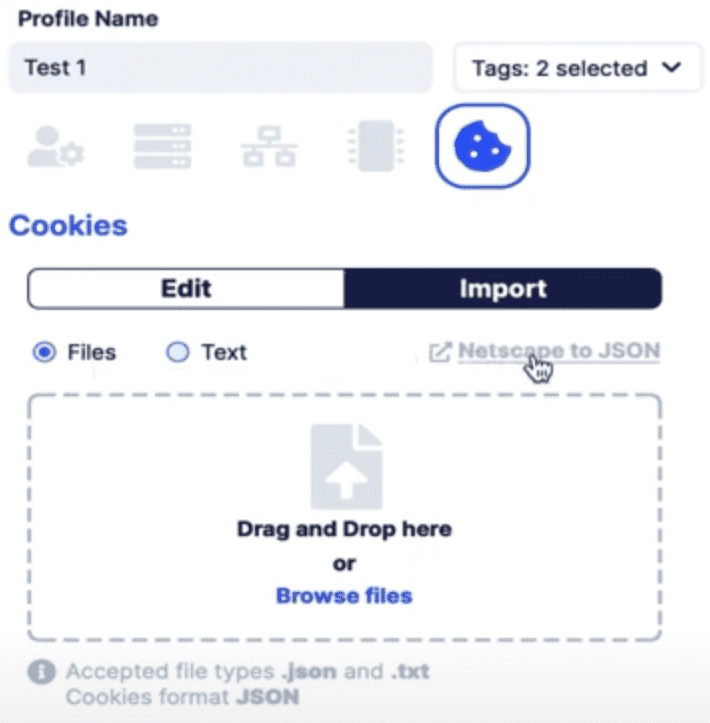 undetectable.io cookie manager