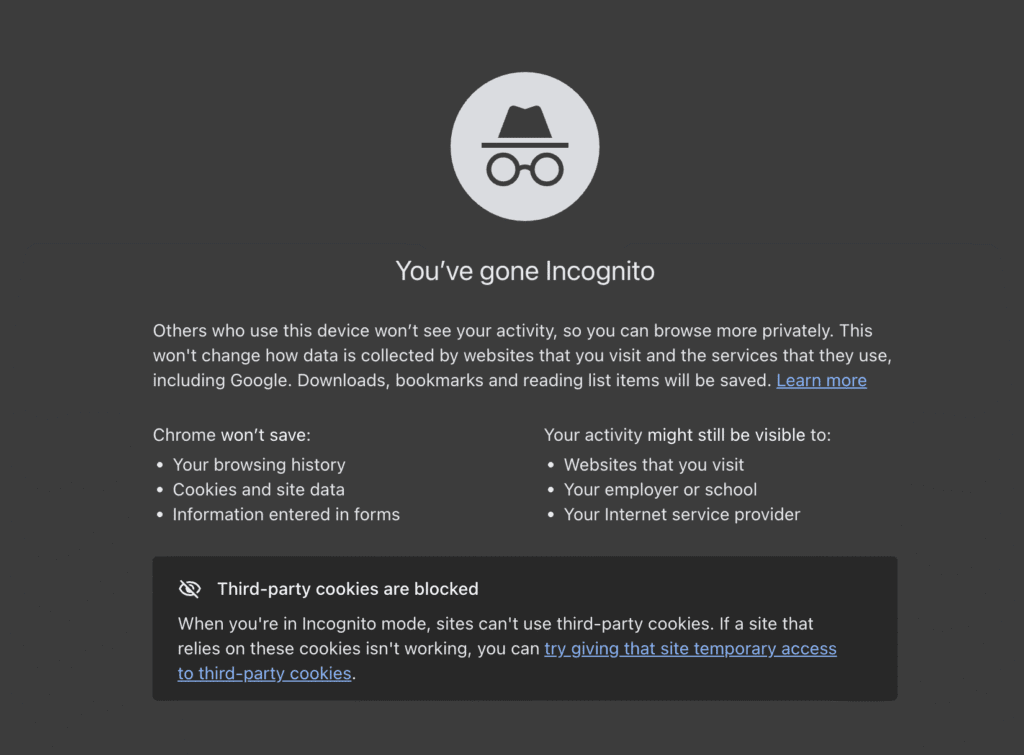 What Does Incognito Mode Do?