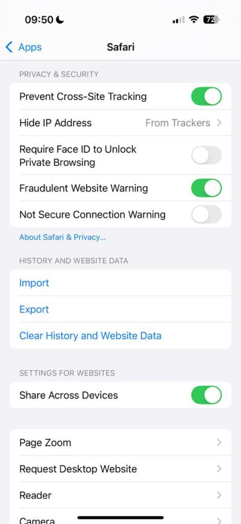 Hide IP Address on new iPhone