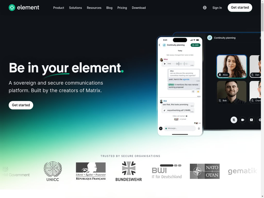 WhatsApp Alternatives – Element
