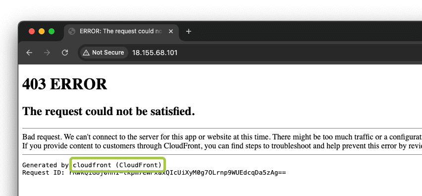 Tracing the Real Server IP Behind WAF Protection