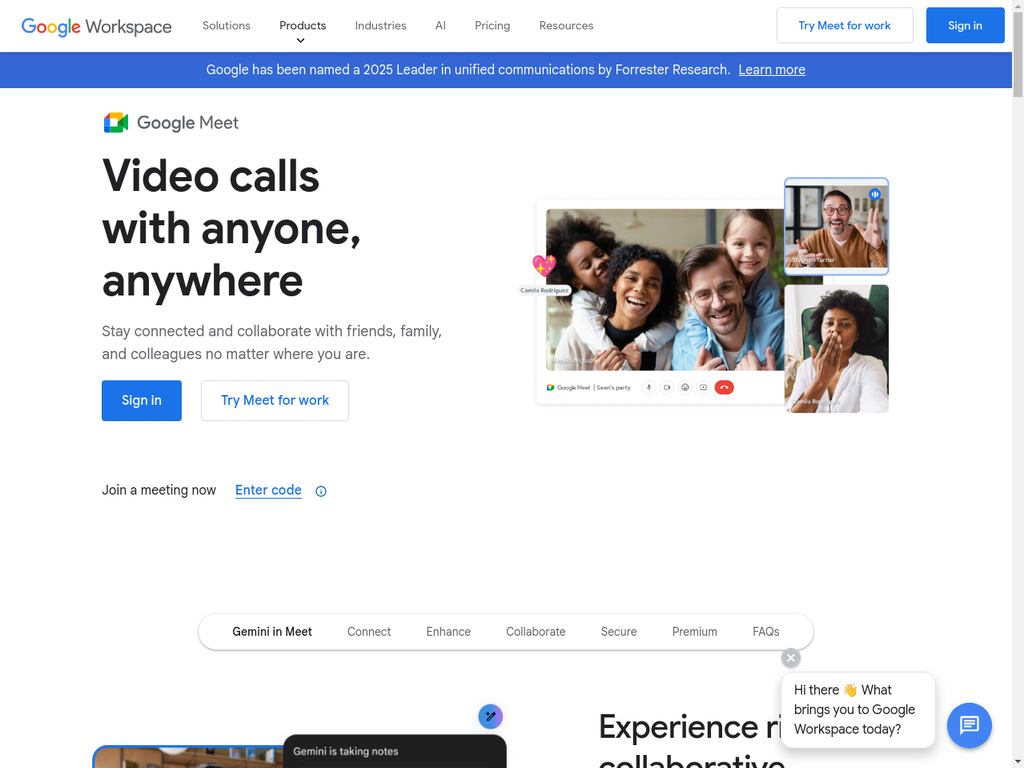 WhatsApp Alternatives – Google Meet