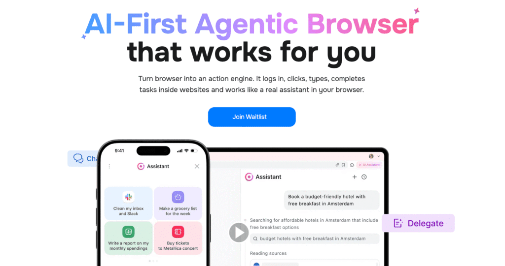 Best AI browser – Sigma AI