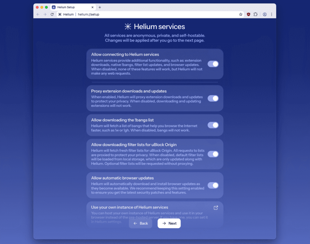 Helium browser review