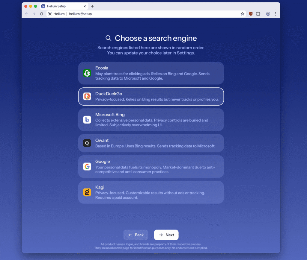 Helium browser review