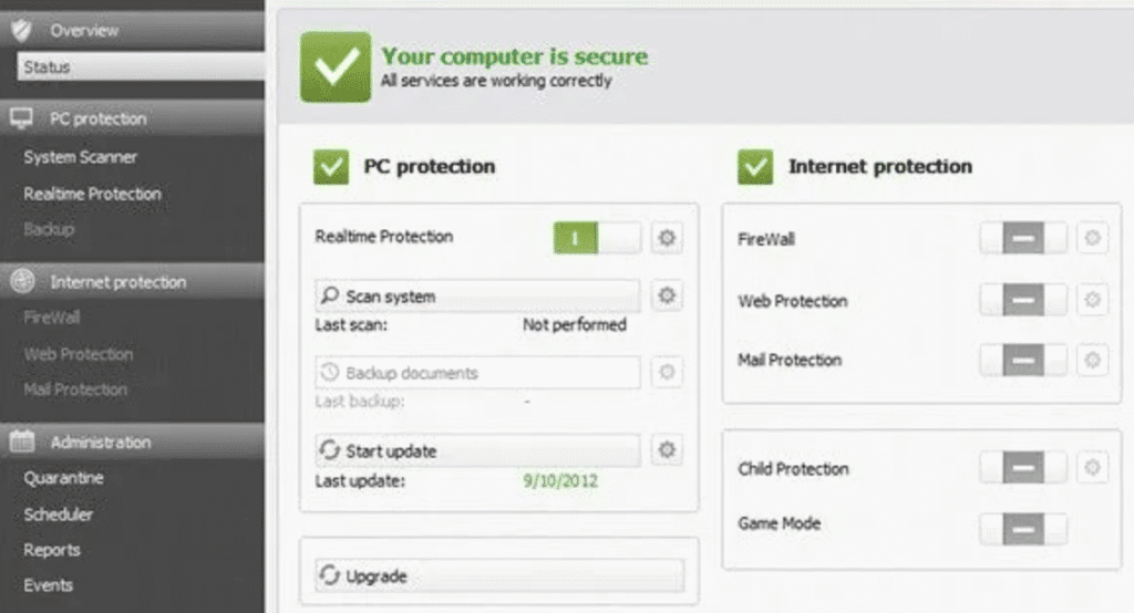 Antivirus Avira Free Security