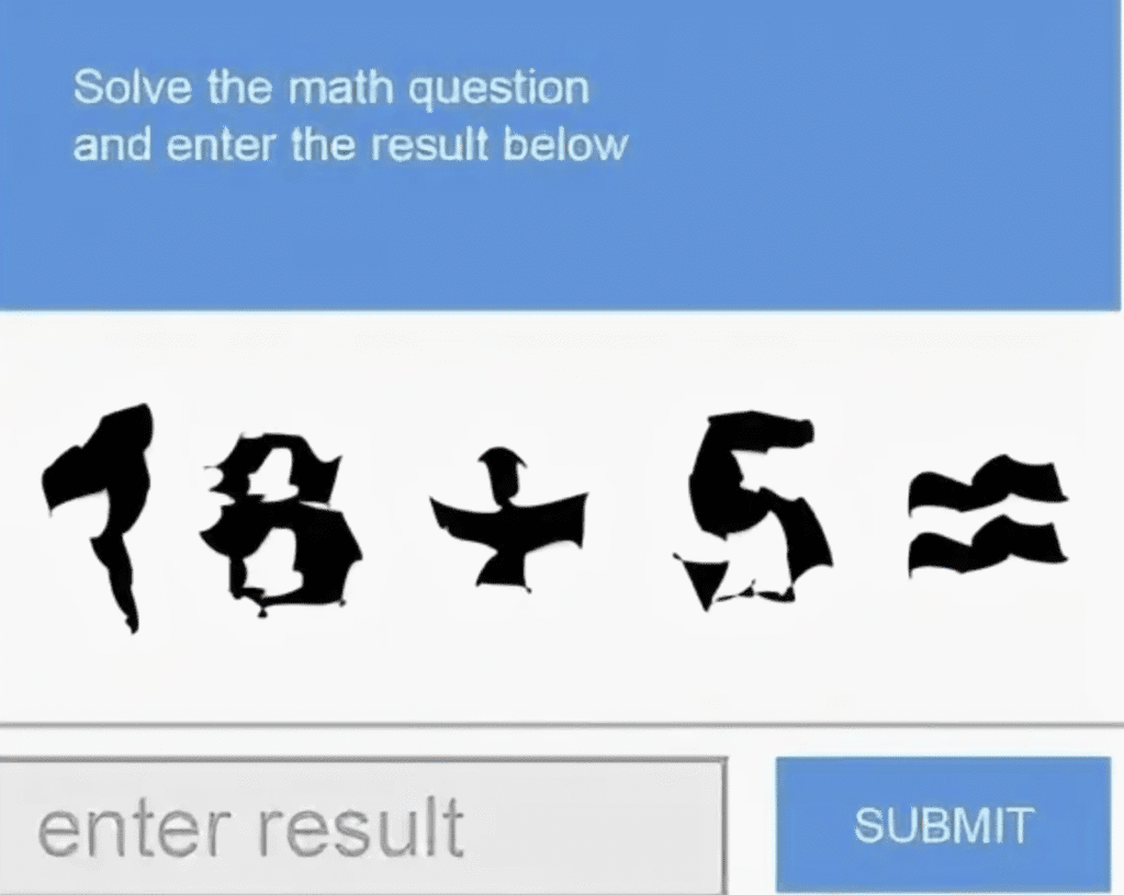 Math CAPTCHA