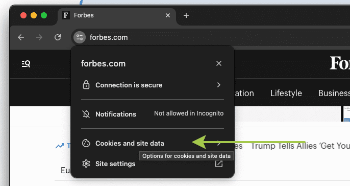 How to clear cookies and browser cache in Chrome